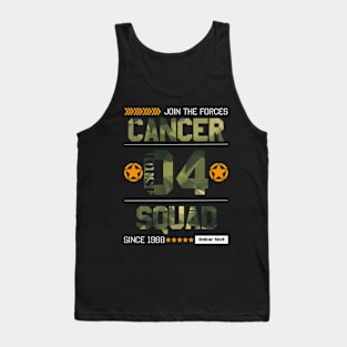 Zodiac Majesty Cancer Squad Camo Tank Top